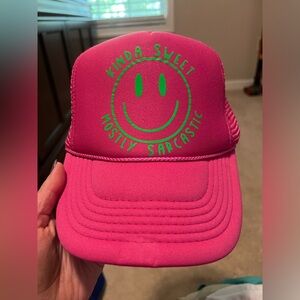 TRUCKER HAT WITH QUOTE